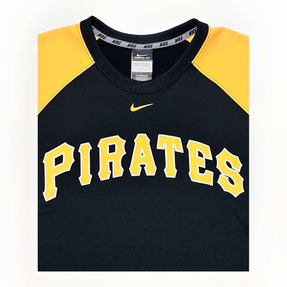 Nike Pittsburgh Pirates Sweatshirt Mens Large L Authentic Collection Therma-FIT
